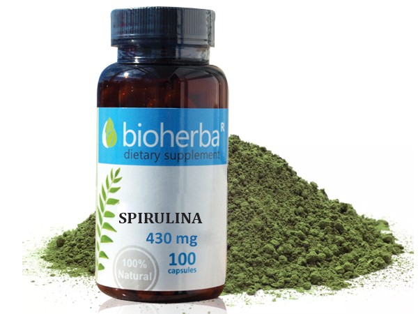 Bioherba / Биохерба СПИРУЛИНА 430 МГ Х 100 КАПСУЛИ