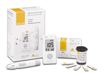 Bionime GM100/ Бионайм Глюкомер + 25 тест ленти