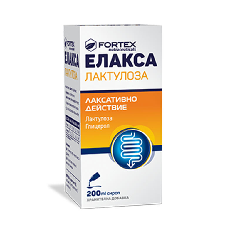 Fortex Елакса Лактулоза сироп, 200мл
