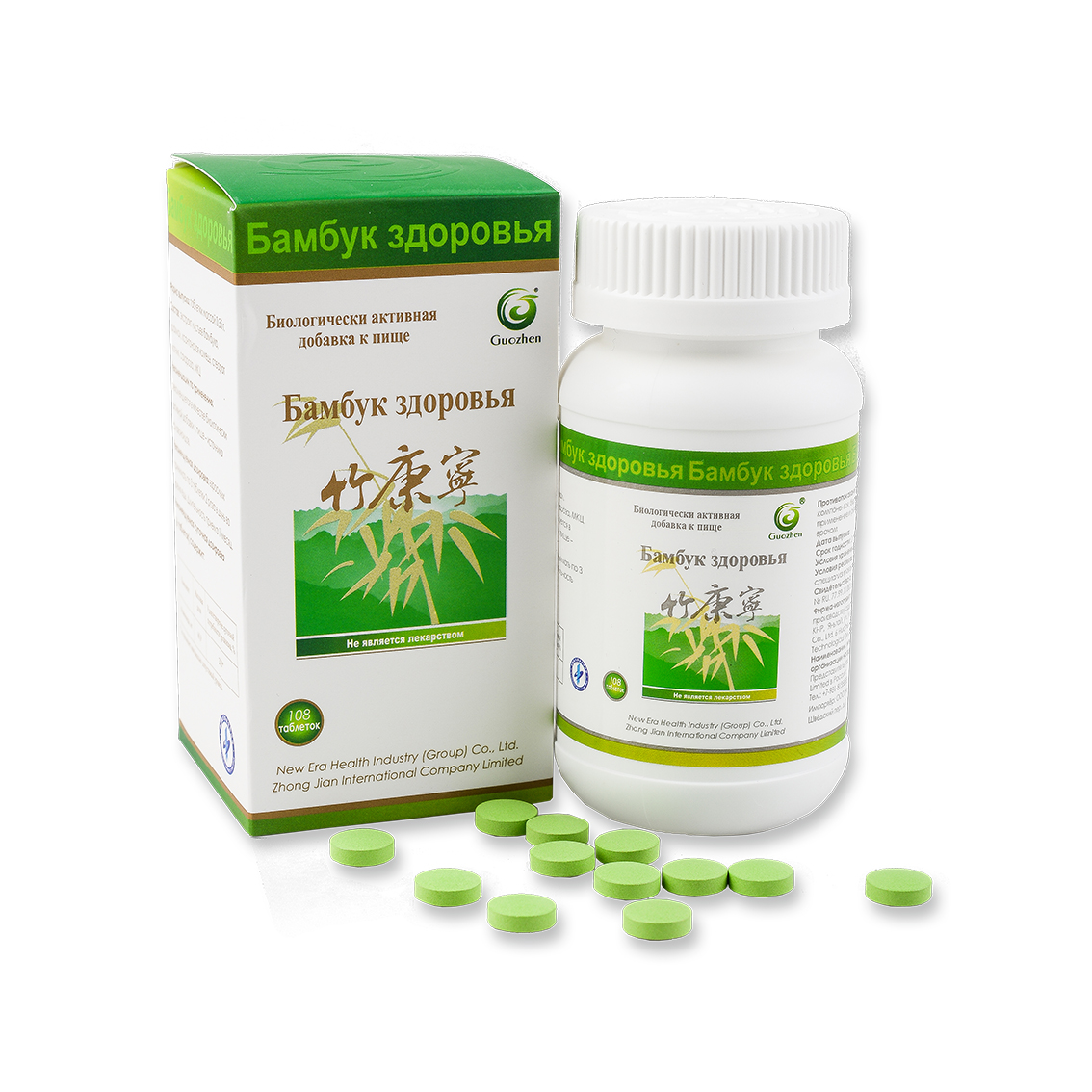 Бамбук на Здравето "GUOZHEN" 108 табл.