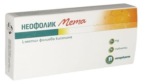 Неофолик Мета 0.4мг 90 таблетки