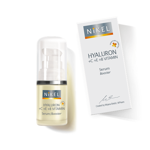 Nikel Серум Хиалурон + Витамин C + E + B 15 мл.