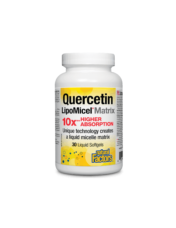 Natural Factors Кверцетин 250 mg софтгел капсули