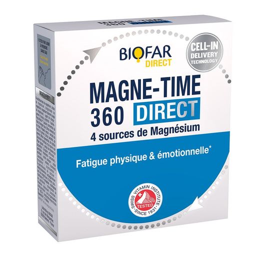 Biofar Магне Тайм 360 директ сашети х 14