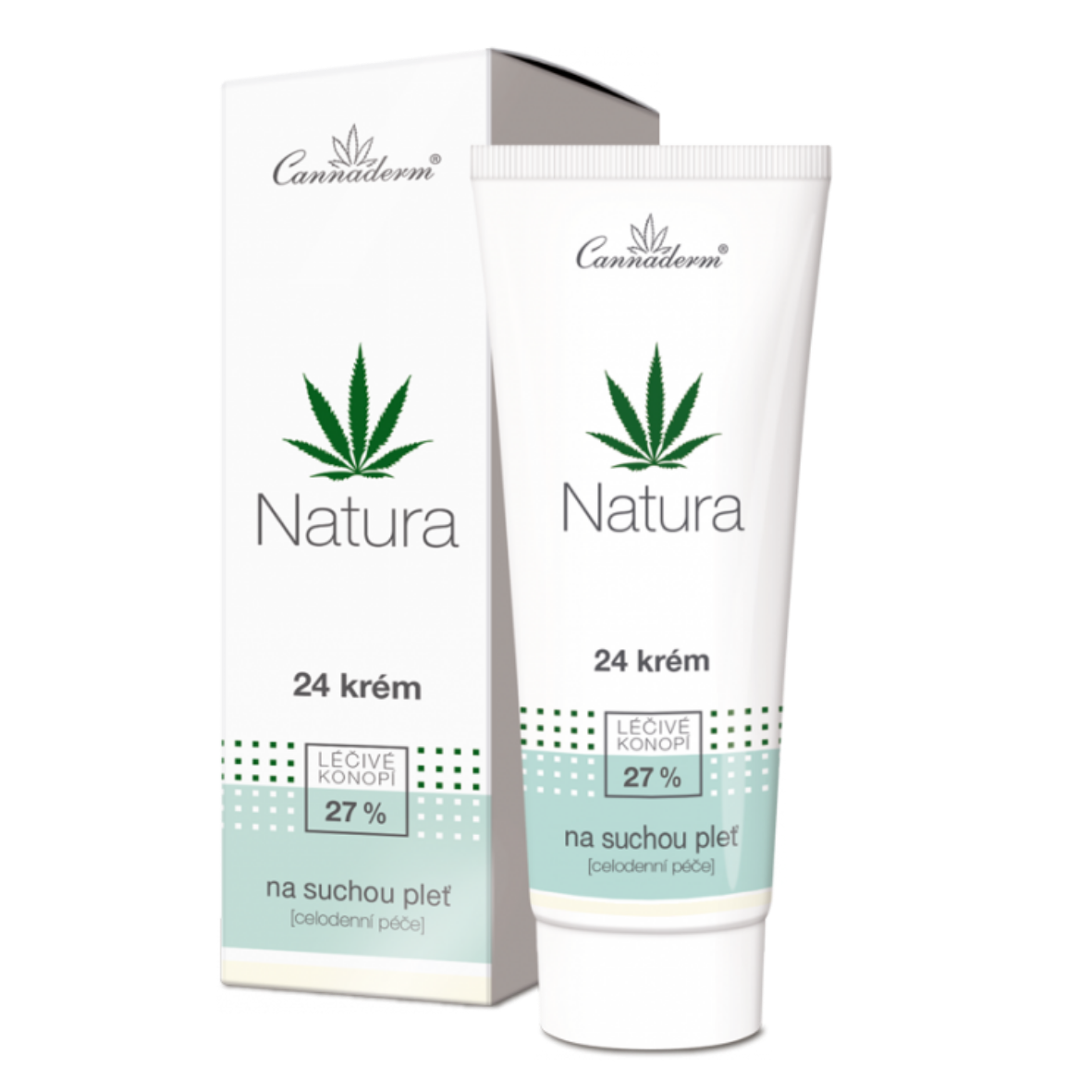 Cannaderm Натура Крем за суха кожа 75гр