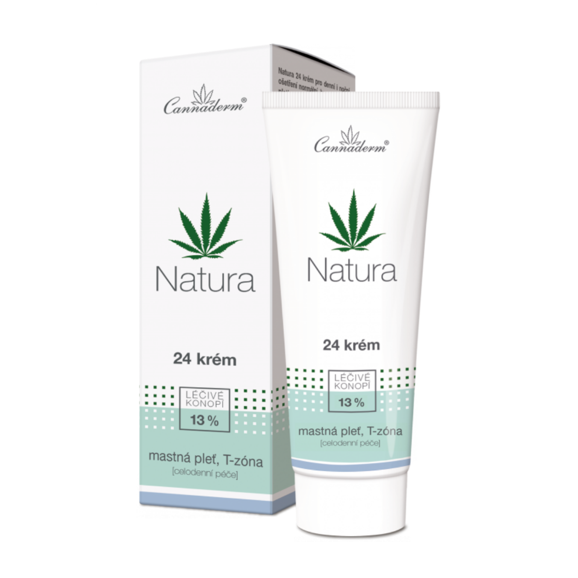 Cannaderm Натура Крем за мазна кожа 75гр