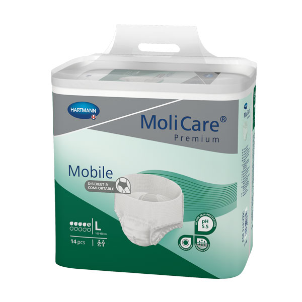 MoliCare Mobile® Абсорбиращи памперс гащи за възрастни 5K х14 броя