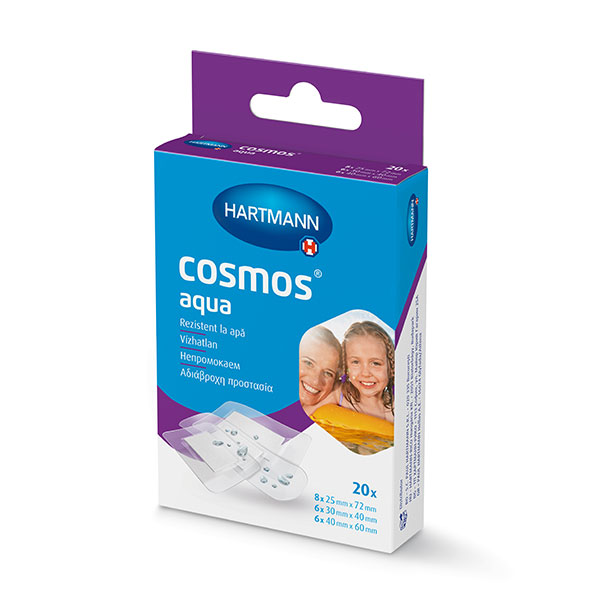 Hartmann Космос аква пластир 3 размера х 20 броя