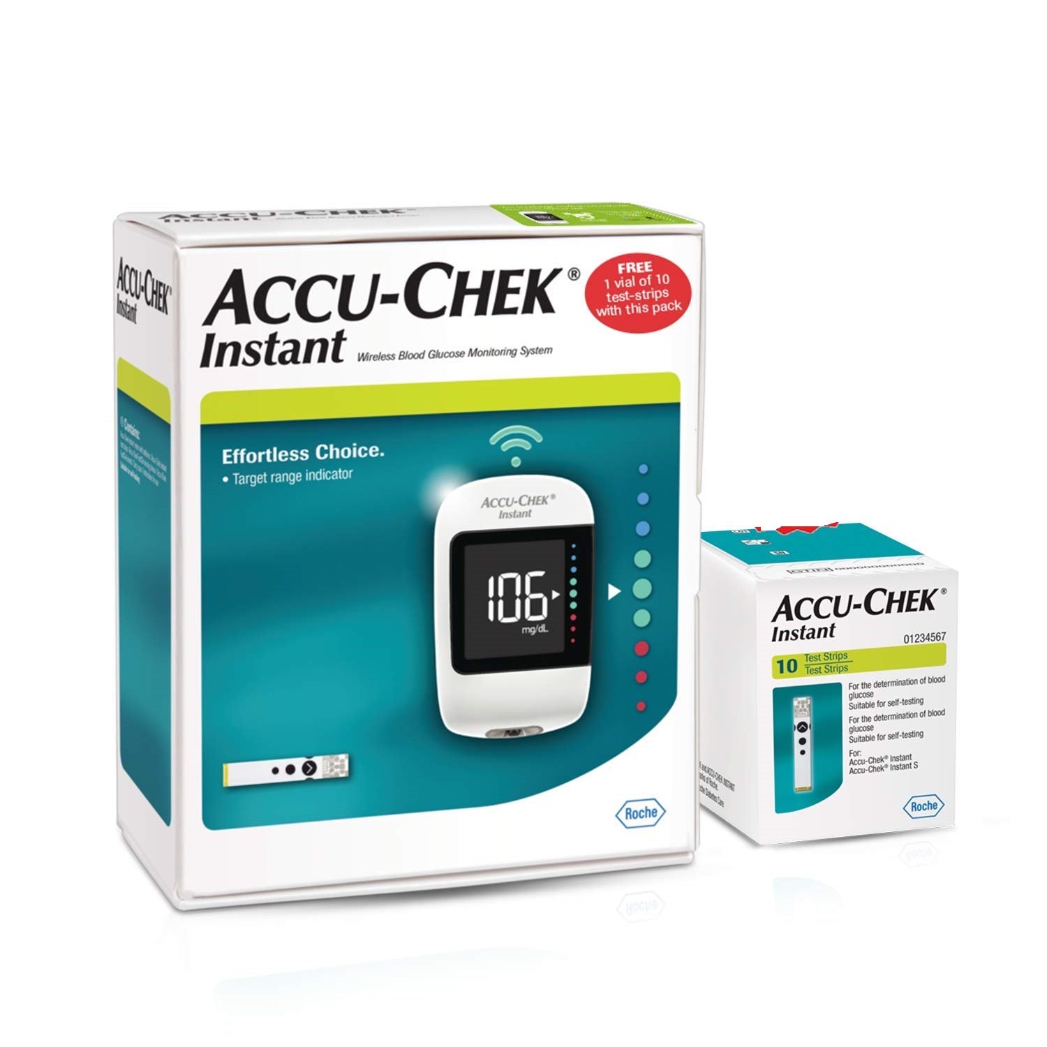 Accu Chek Instant комплект глюкомер + 50 тест ленти