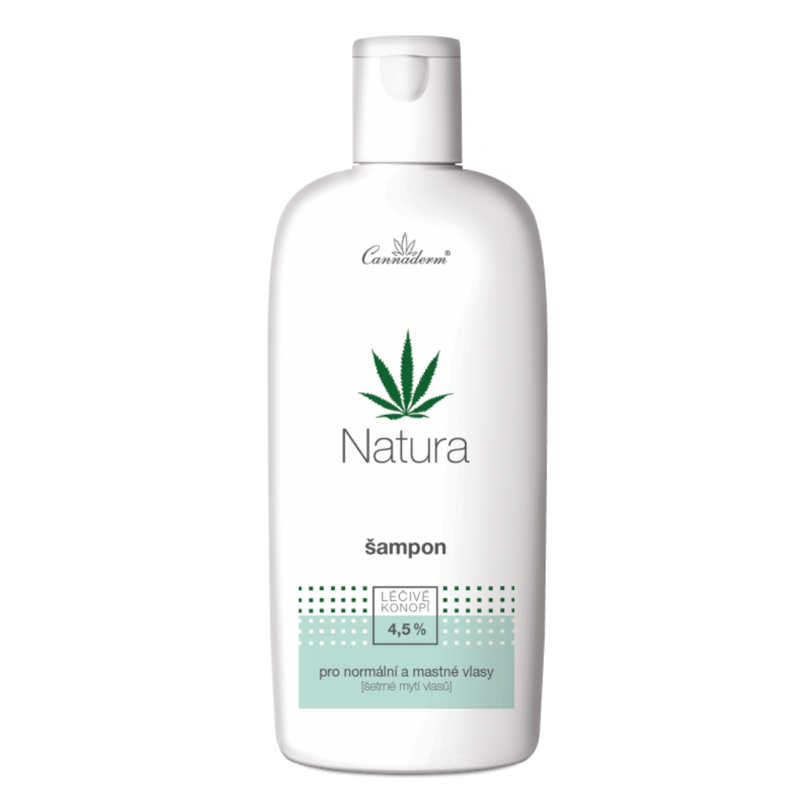 Cannaderm Натура Шампоан за нормална и мазна коса 200мл