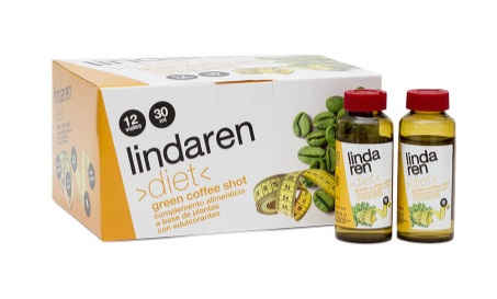 Linda Ren Зелено кафе за отслабване и детоксикация 12 ампули за пиене