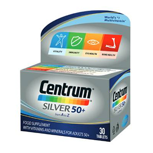 Центрум Силвър A-Z мултивитамини за 50+ х 30 таблетки