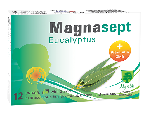 Magnalabs Магнасепт Евкалипт 12 пастила