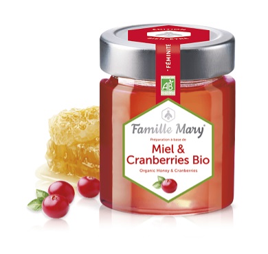 Famille Mary Био Акациев мед + Червени боровинки Уринарно здраве 170гр