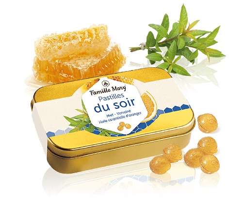 Famille Mary Таблетки за смучене за спокоен сън с мед и върбинка 60гр