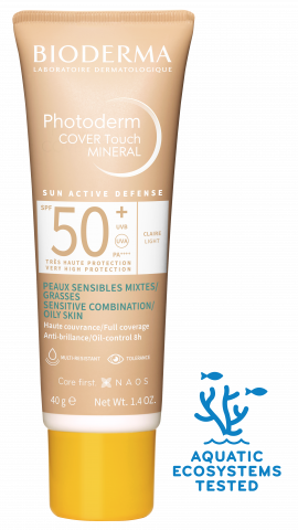 Bioderma Photoderm Cover Touch Mineral SPF50+ светъл цвят 40 мл