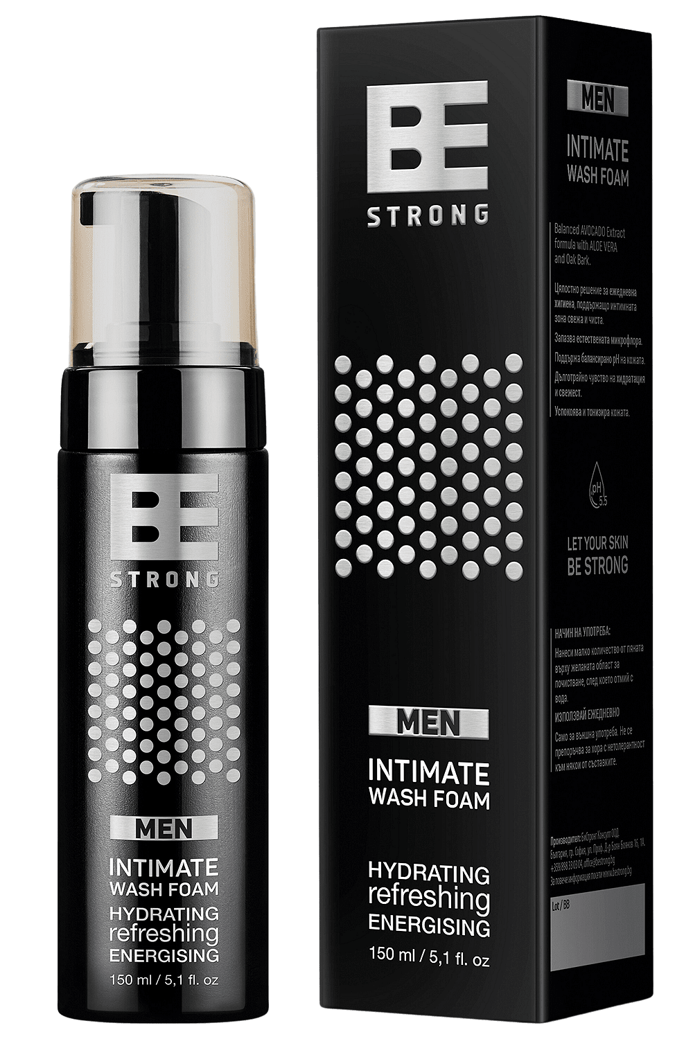 BeStrong Интимна пяна за мъже 150мл
