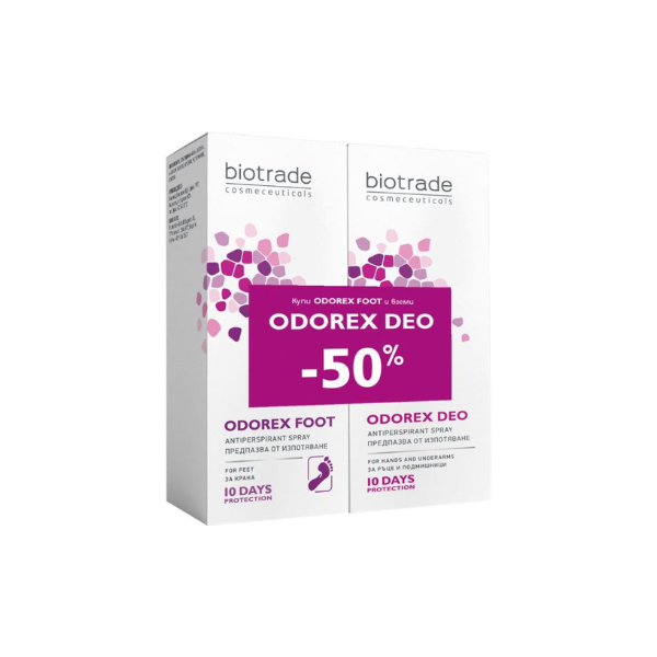 Biotrade Odorex Део Промо пакет против изпотяване за ръце и крака