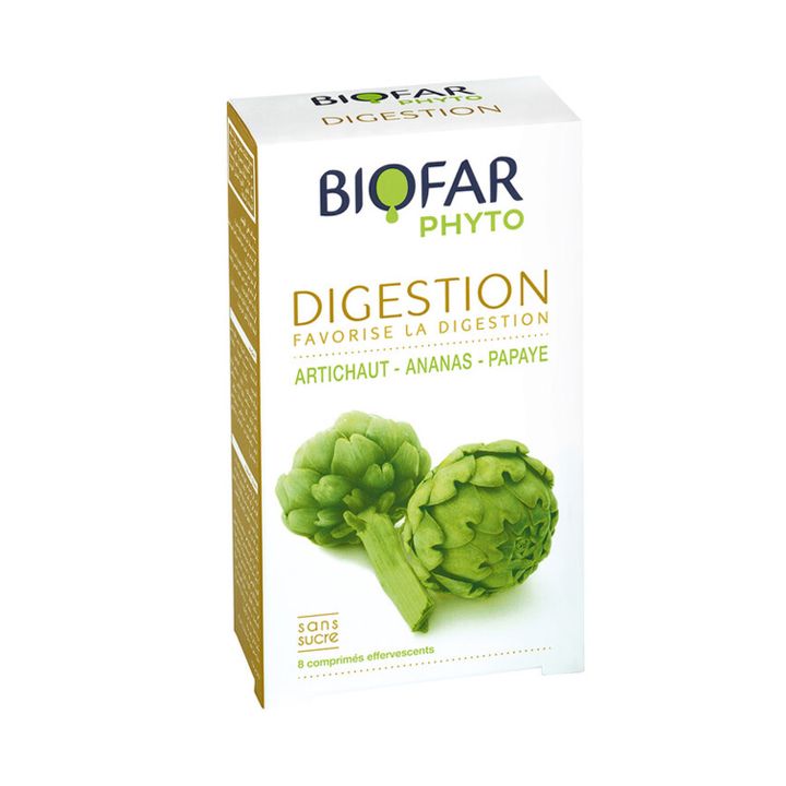 Биофар Фито-Digestion храносмилателни ензими х 8 ефервесцентни таблетки