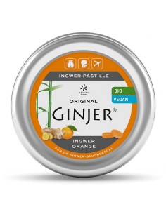 Lemon Pharma Здраве за устната кухина и стомашно-чревния тракт Екстракти от джинджифил и портокал Пастили, 40 g