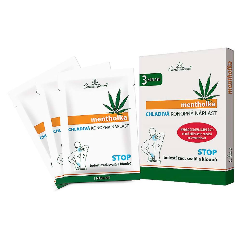 Cannaderm Ментолка охлаждащ пластир х3 броя