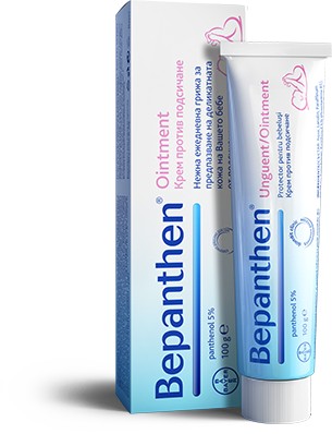 Бепантен унгвент против подсичане с провитамин В5