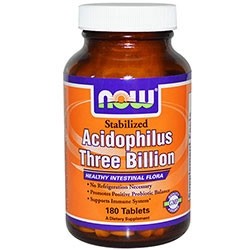 Stabilized Acidophilus Three Billion Now Foods