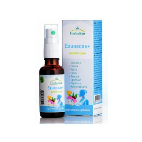 Хербалкан Ехинасал + билков спрей за гърло