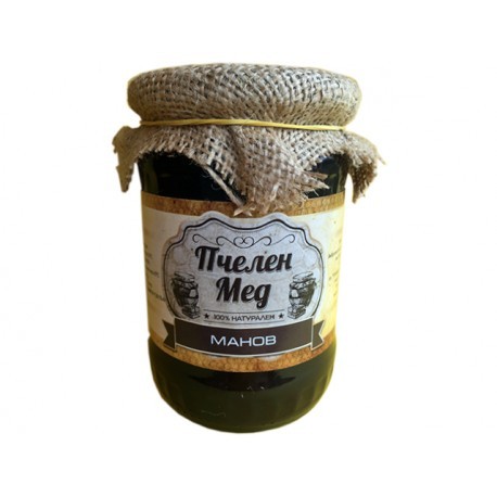 Пчелен мед, Натурален, Манов - 700 гр.
