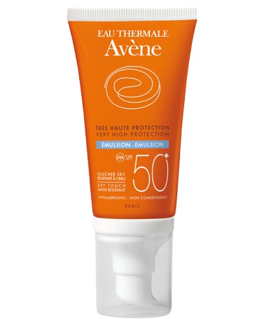 Avene Слънцезащитна Емулсия SPF 50+ Туба-помпа 50мл