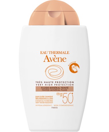 Avene Тониран минерален флуид SPF50+ (туба) 40мл