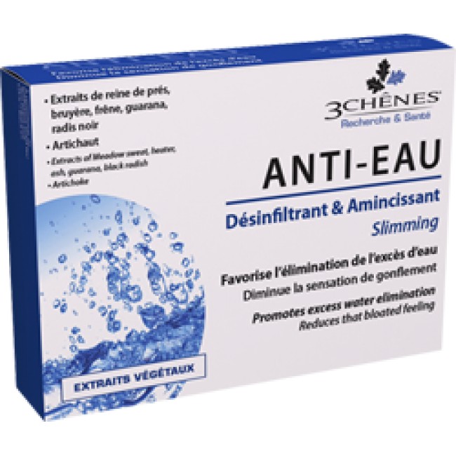 3Chenes / Троа Шен Анти вода - таблетки за отстраняване на излишната вода в организма