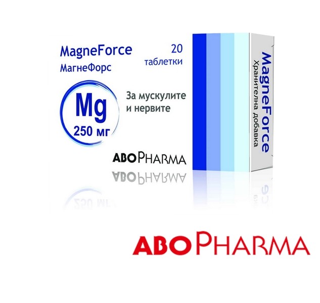 AboPharma / АбоФарма Магнезий -MagneForce 250 mg