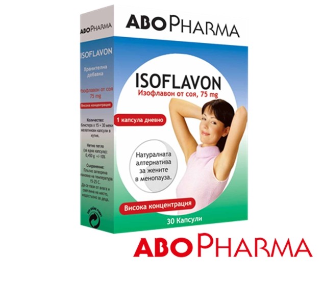 АбоФарма Изофлавон от Соя 75мг х 30капс.
