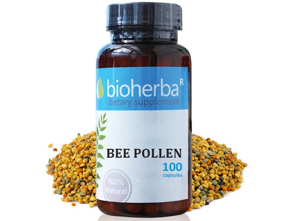 Bioherba / Биохерба BEE POLLEN / ПЧЕЛЕН ПРАШЕЦ 100 капс