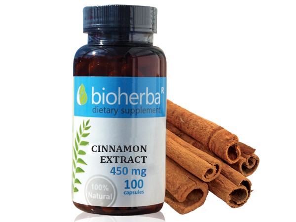 Bioherba / Биохерба Канела екстракт 450мг х 100капс