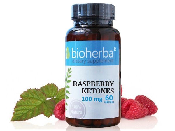 Bioherba / Биохерба МАЛИНОВИ КЕТОНИ 100 МГ X 60 КАПС