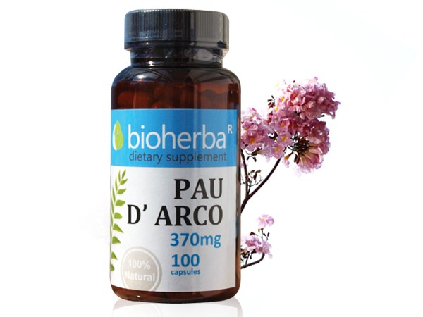 Bioherba / Биохерба Пау Дарко, 100 капс. 370мг