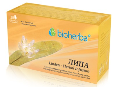 Bioherba / Биохерба Чай от липа с прицветник 20 филтъра , 30гр.