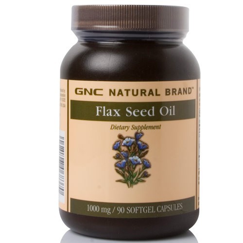 Gnc / Гнс ленено масло 1000 mg х 90 софт-гел капсули