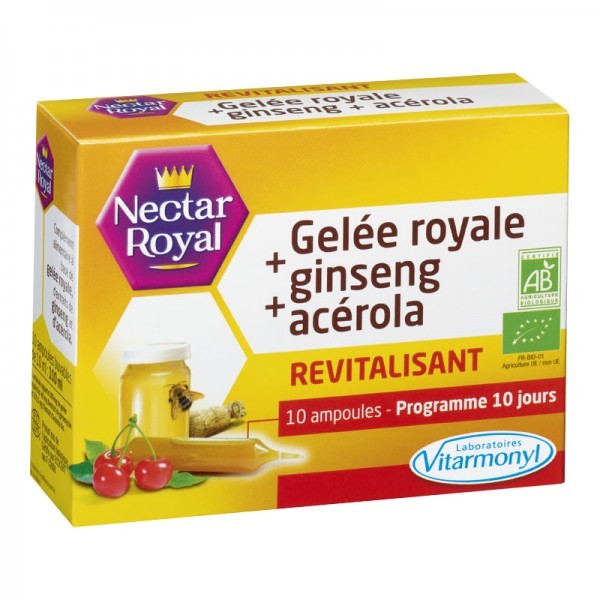 Vitarmonyl-био ампули за пиене/ пч.Млечице,женшен,ацерола-ревитализиращи