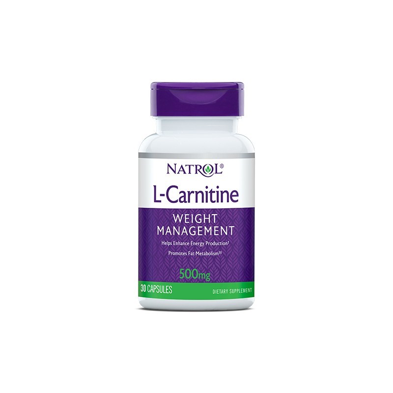 Natrol L-Carnitin ,  Ускорява изгарянето на мазнини