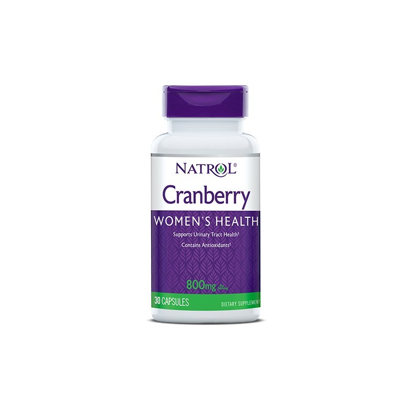 Natrol Cranberry 800mg 30 caps, Екстракт от червена боровинка