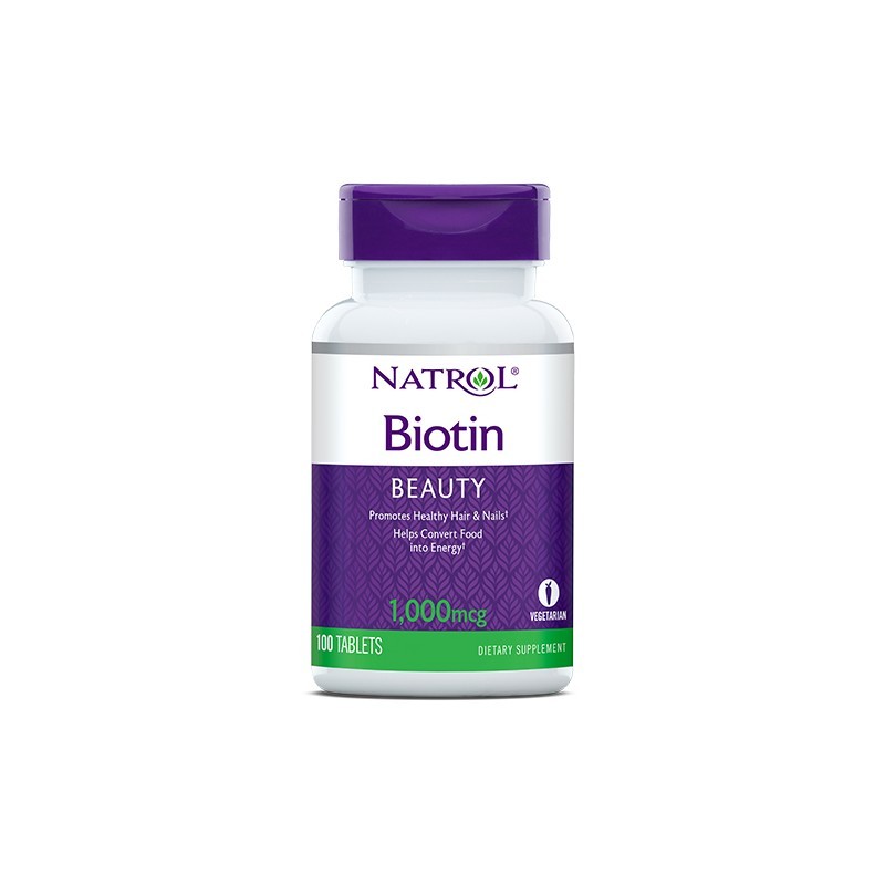 Natrol Biotin ,Биотин - за здрави и красиви коса и нокти