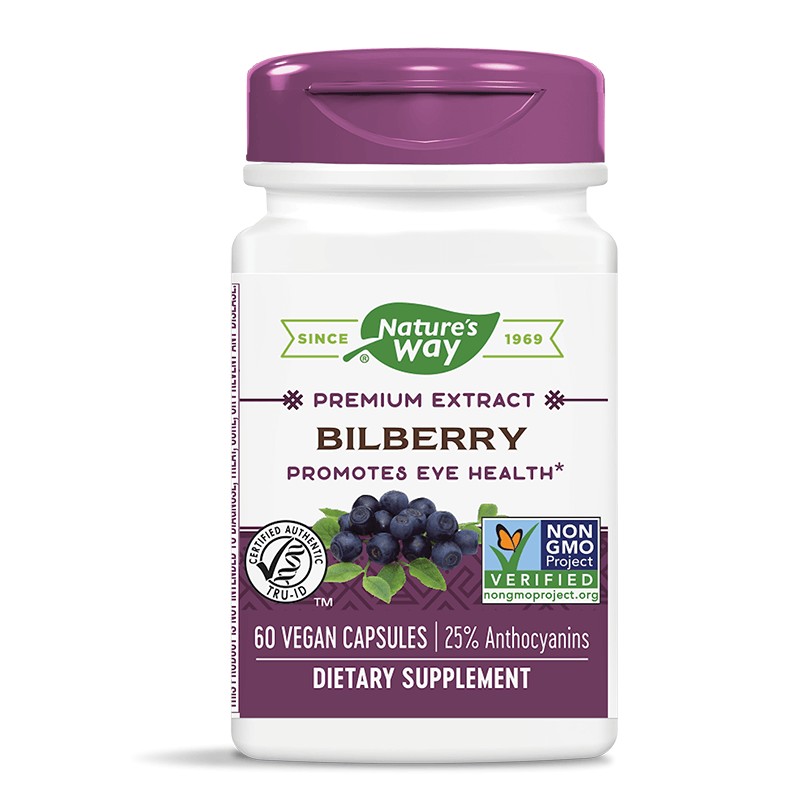 Natures Way Черна боровинка и бъз капсули 200 мг.