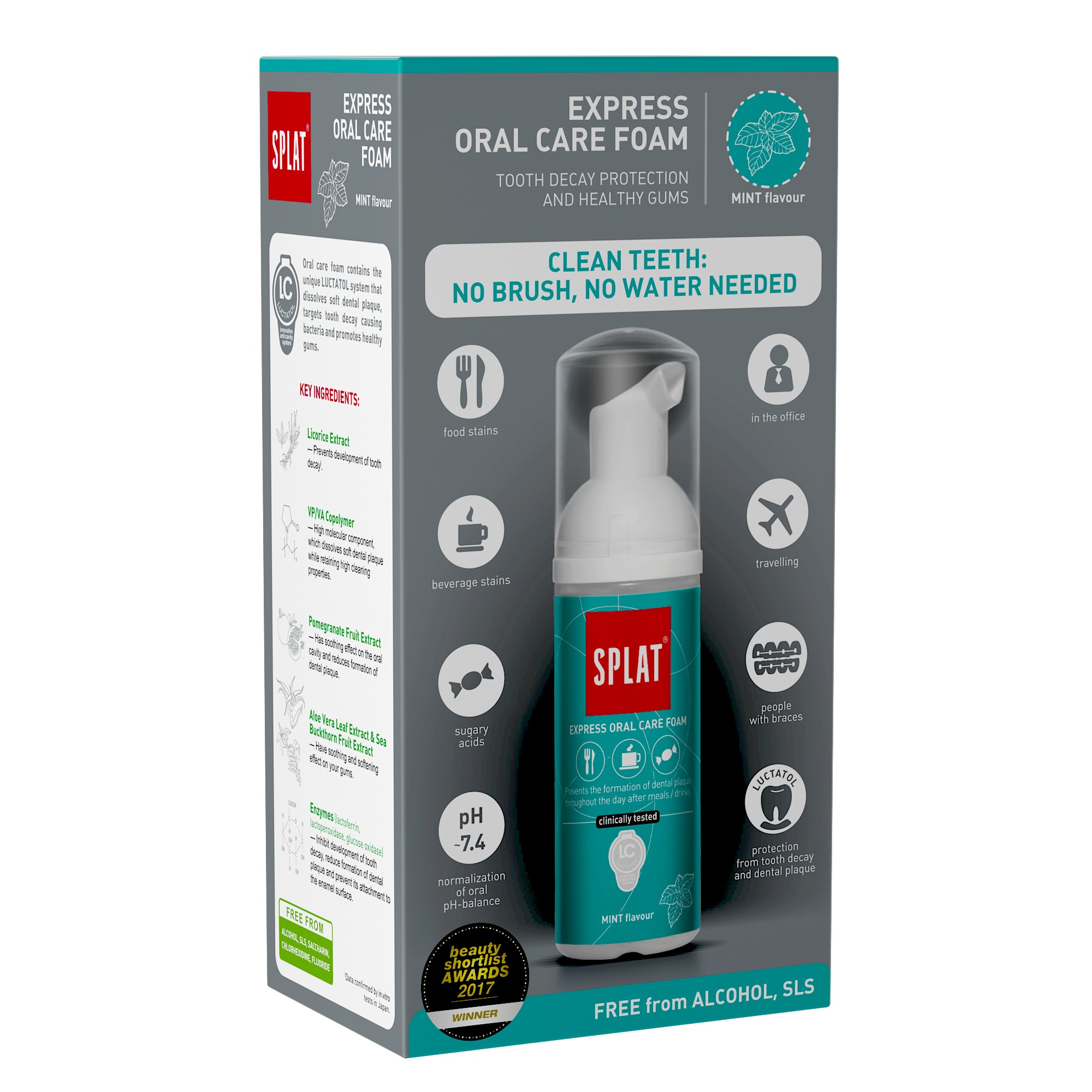 Почистваща пяна за венци и зъби 2в1 SPLAT