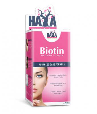 Haya labs, Биoтин 10,000 мкг, 100 табл