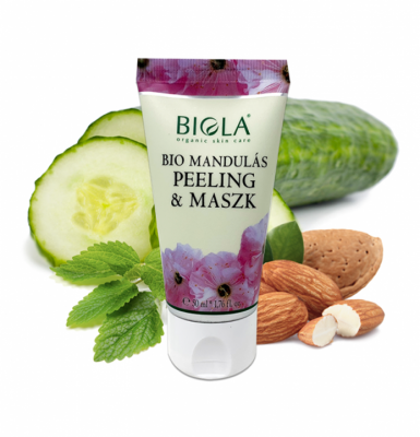 Biola Organic Органичен бадемов пилинг и маска, 50мл