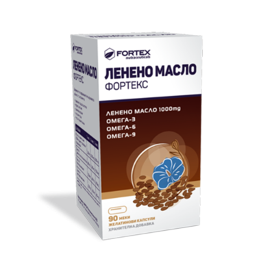 Fortex Ленено Масло, 90капс /1+1 ПРОМО ПАКЕТ/