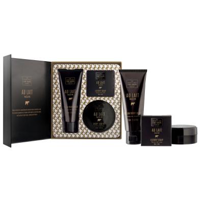 Scottish fine soaps Комплект AuLait Noir / 3 продукта
